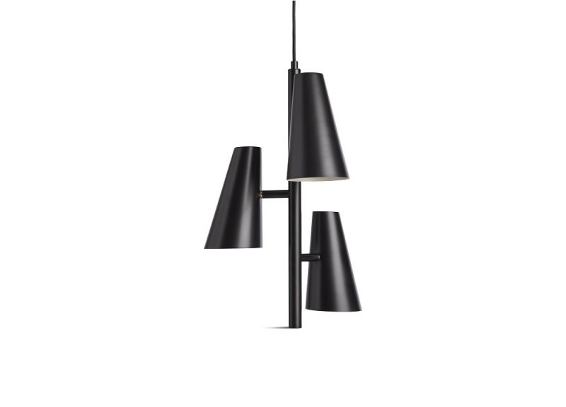 Cono Pendant lamp 3 Shades Lumière pendentif Woud